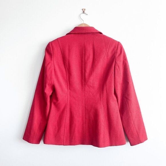 Coldwater Creek Womens Blazer Jacket Career Red Size 4-6 - Picture 2 of 8
